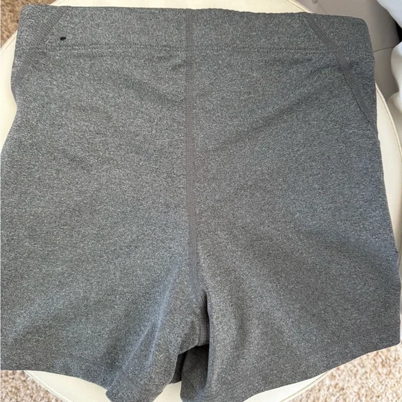 Nike Gray Athletic Shorts spandex - Picture 2 of 2